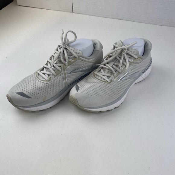 Brooks Womens Adrenaline GTS 20 1202961B153 White Running Shoes Size 10.5 Wide - Picture 16 of 16